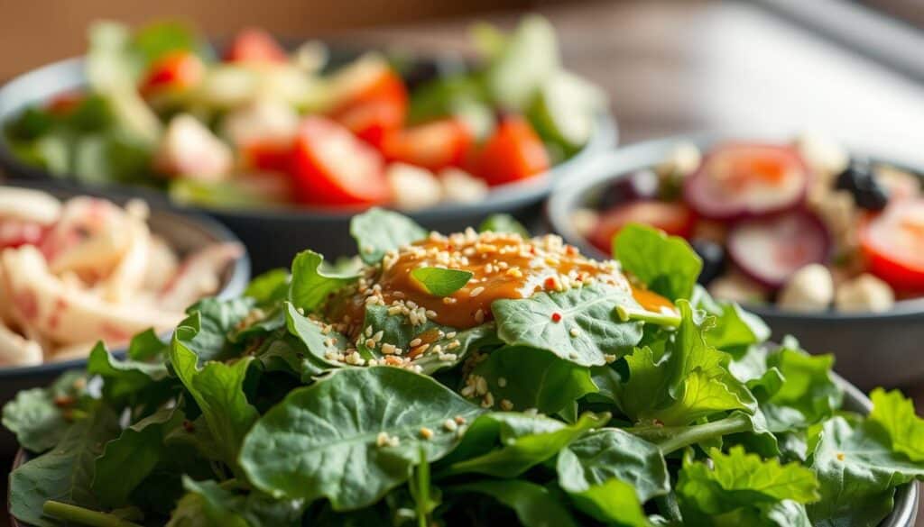 Japanischer Spinatsalat Vergleich