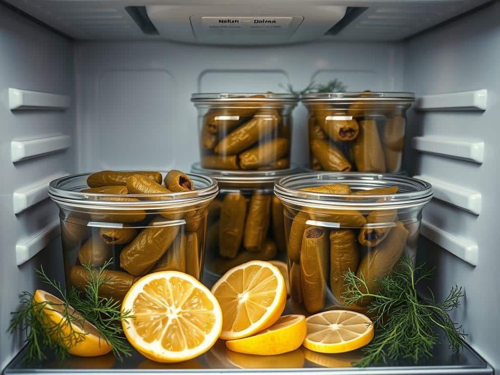 Dolma selber machen Lagerung Kühlschrank