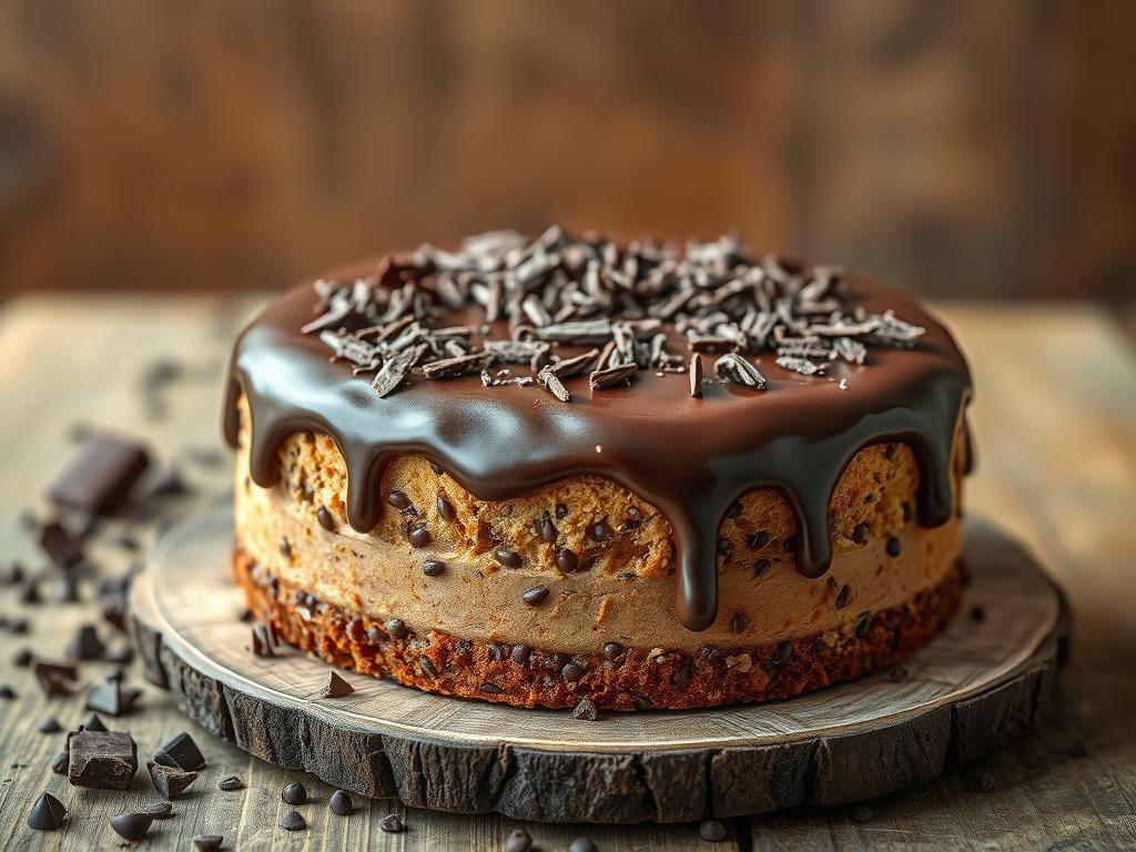 veganer Mohnkuchen mit Schokolade
