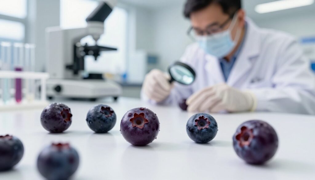 Sicherheit und Qualitätskontrolle Aroniabeeren