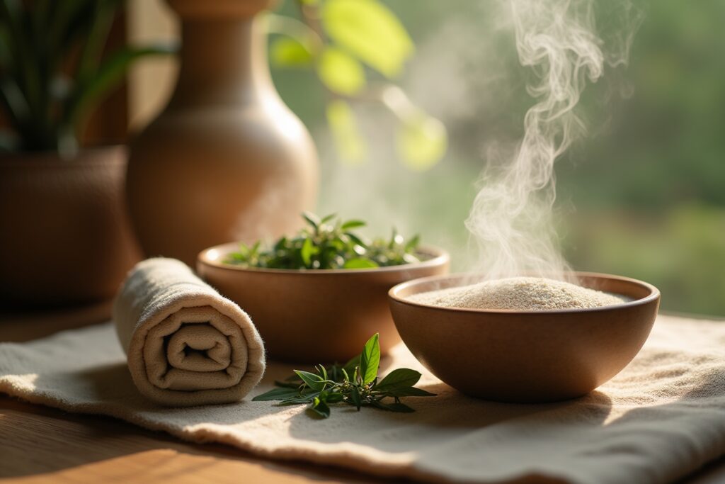 wellness mit kräuterdüften-Titel